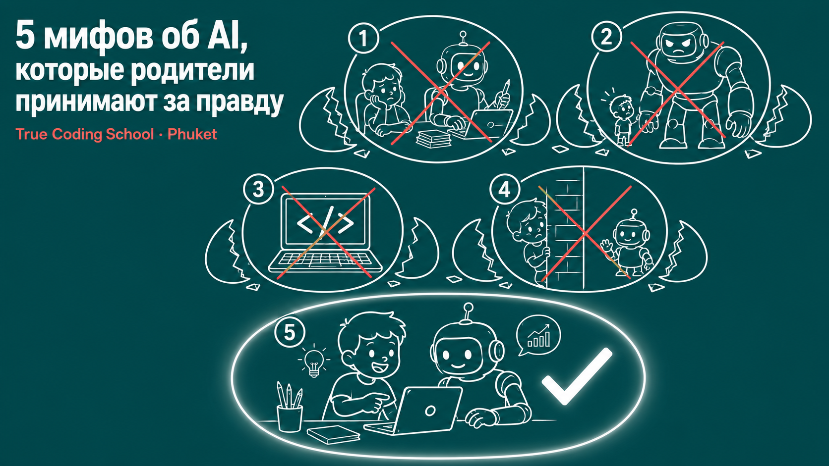 5 мифов об AI, которые родители принимают за правду
