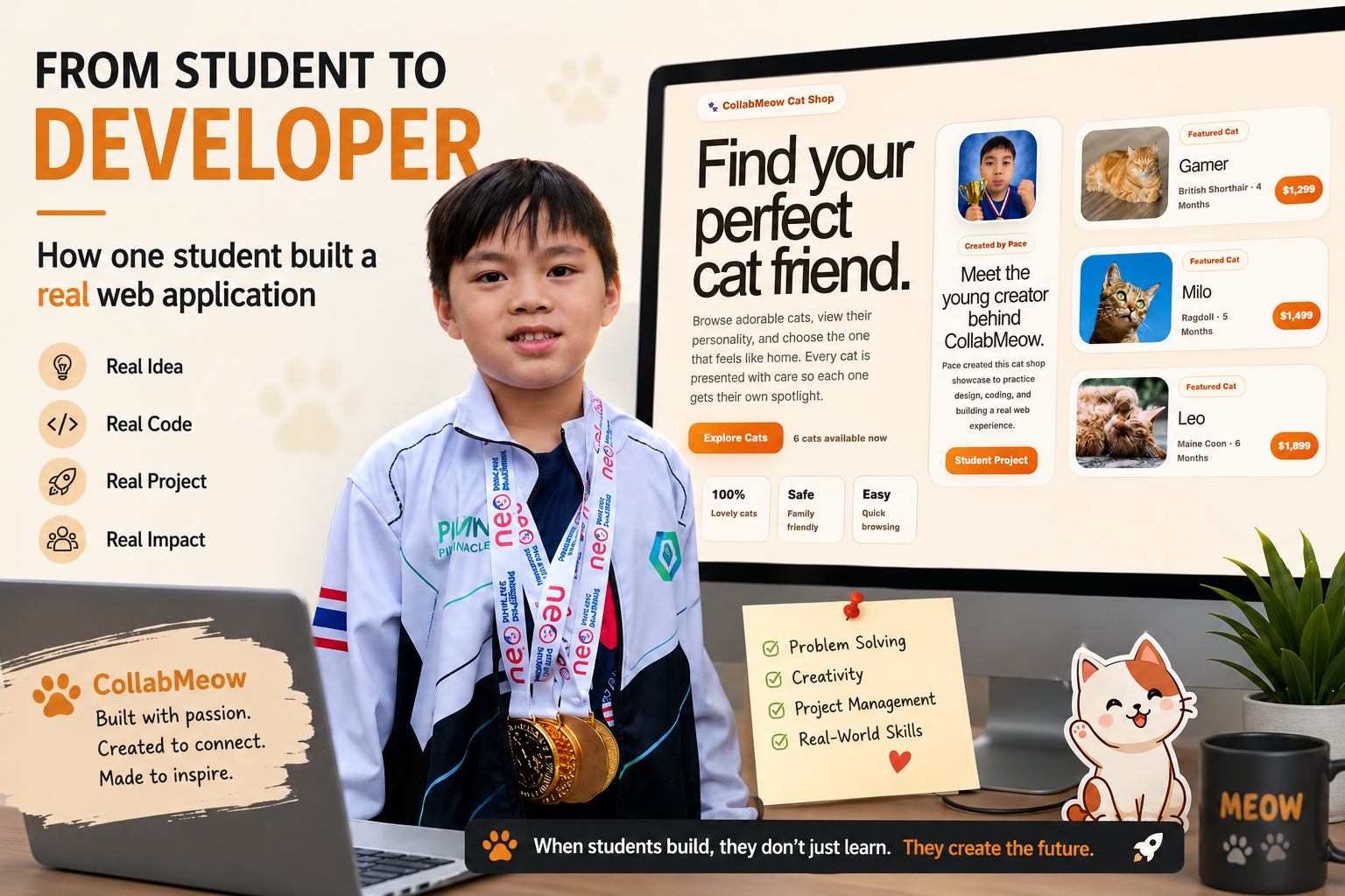 From Student to Developer: How One Student Built a Real Web Application