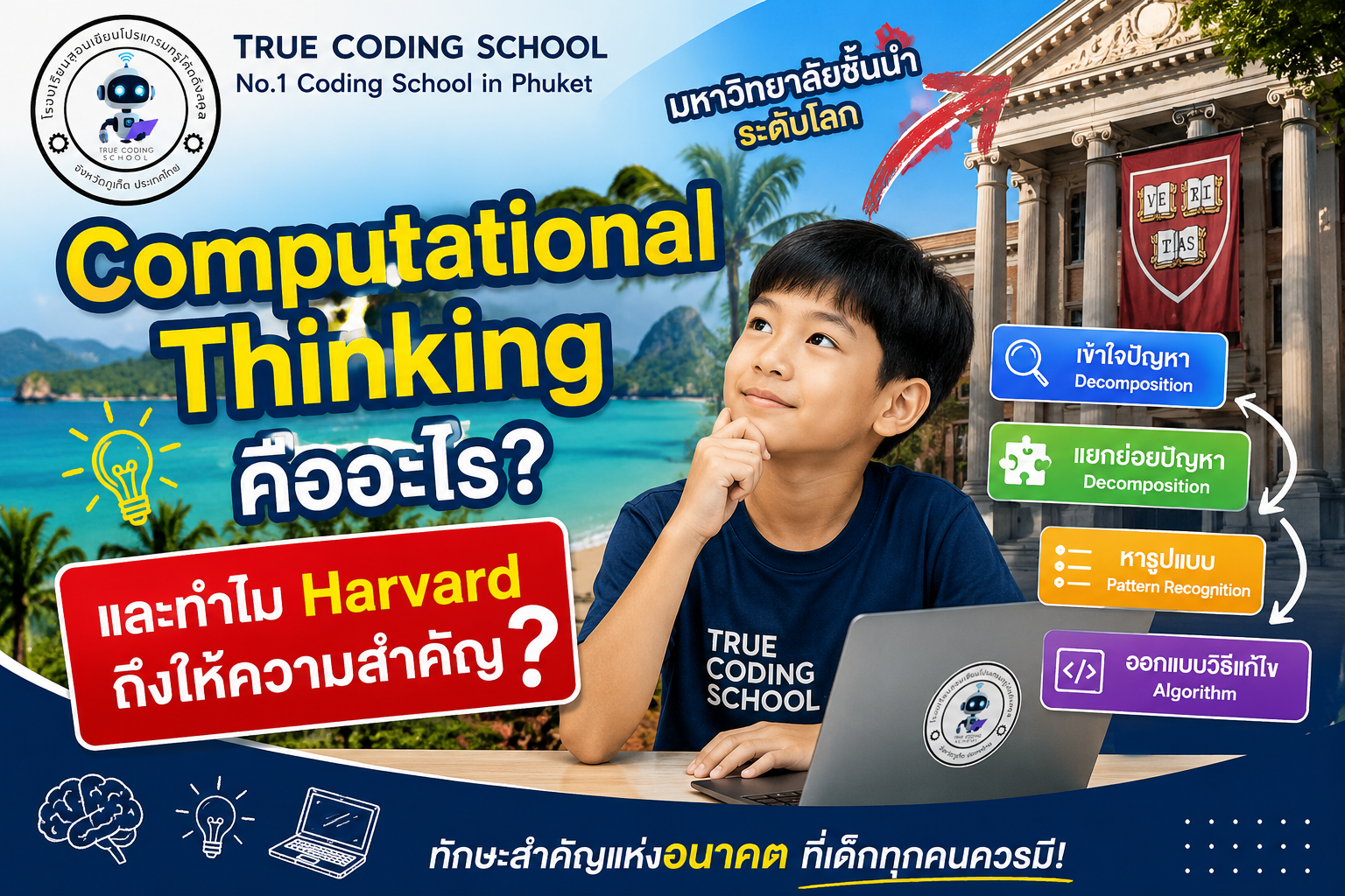 Computational Thinking คืออะไร และทำไม Harvard ถึงให้ความสำคัญ