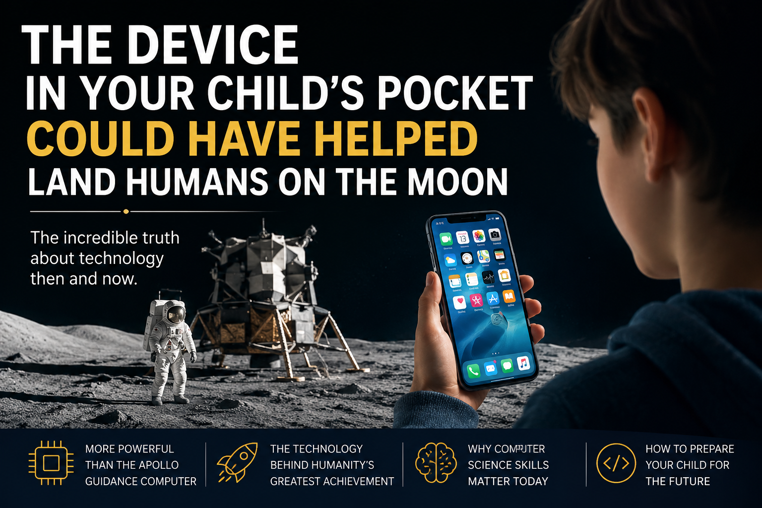 The Device in Your Child's Pocket Could Have Helped Land Humans on the Moon